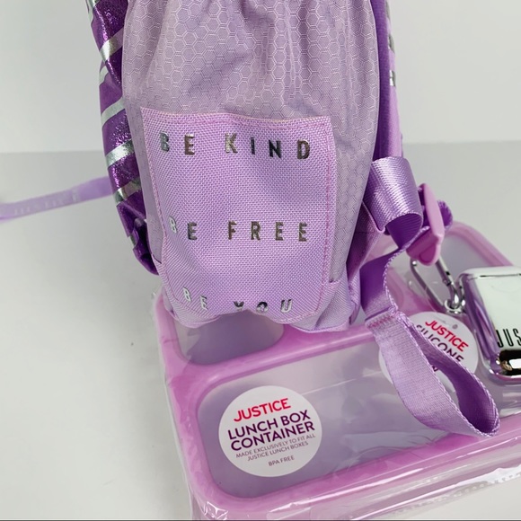 Justice Collection X backpack school bundle - Picture 8 of 9